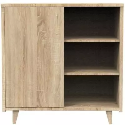 Ensemble complet trio bébé - Lit, Commode et Armoire - Sam Chêne doré