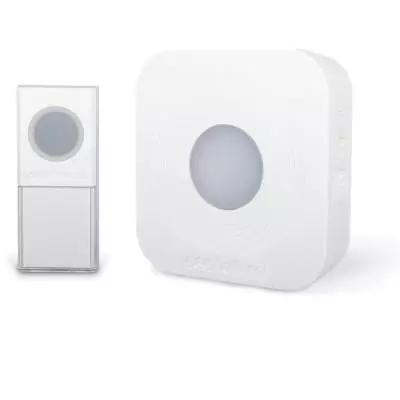 Sonnette sans fil 200m SimplyBell blanc - SCS SENTINEL Sonnette sans fil 200m SimplyBell blanc - SCS SENTINEL