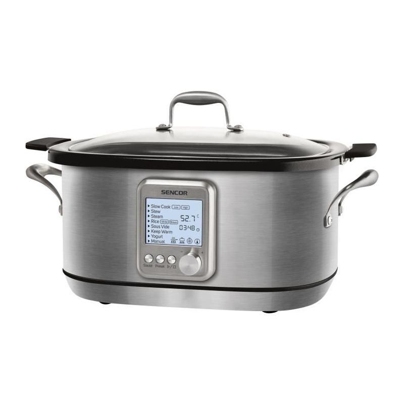 Mijoteuse SENCOR SPR 7200SS - Puissante et spacieuse - Argent