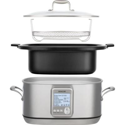 Mijoteuse SENCOR SPR 7200SS - Puissante et spacieuse - Argent