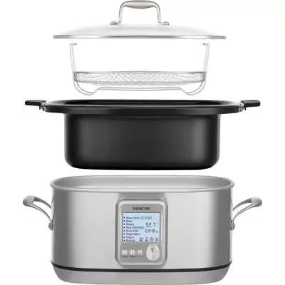 Mijoteuse SENCOR SPR 7200SS - Puissante et spacieuse - Argent