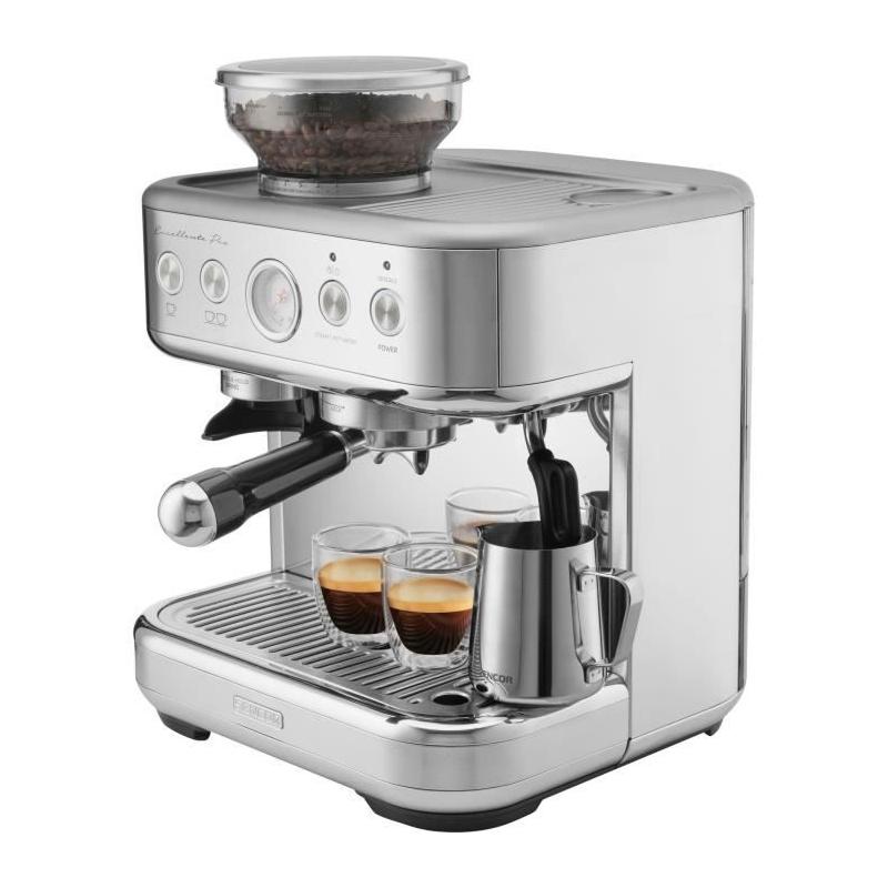 Machine à expresso SENCOR - SES 6010SS - 15 bars - Broyeur à café - Inox