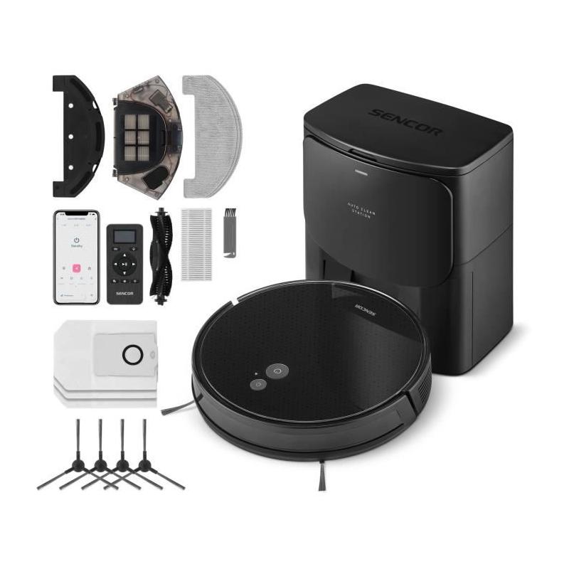 Aspirateur robot laveur SENCOR - Performance ultime - Noir