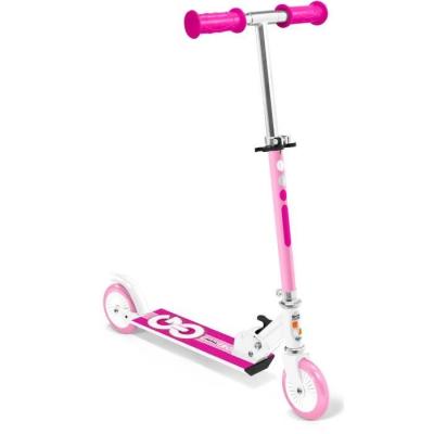 Trottinette pliable rose - Contrôle des dérapages - Enfant