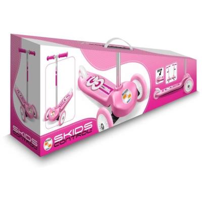 Trottinette 3 roues STAMP SKIDS CONTROL Rose - Facile à manœuvrer