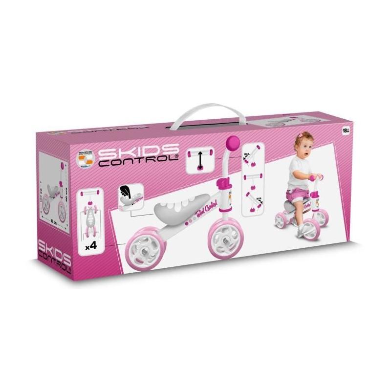 Ma première draisienne Baby Walker STAMP - Contrôle des dérapages - Rose