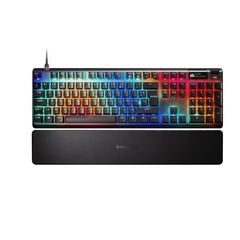Clavier gamer mécanique filaire - STEELSERIES - APEX PRO GEN 3 - Noir - Haute Performance