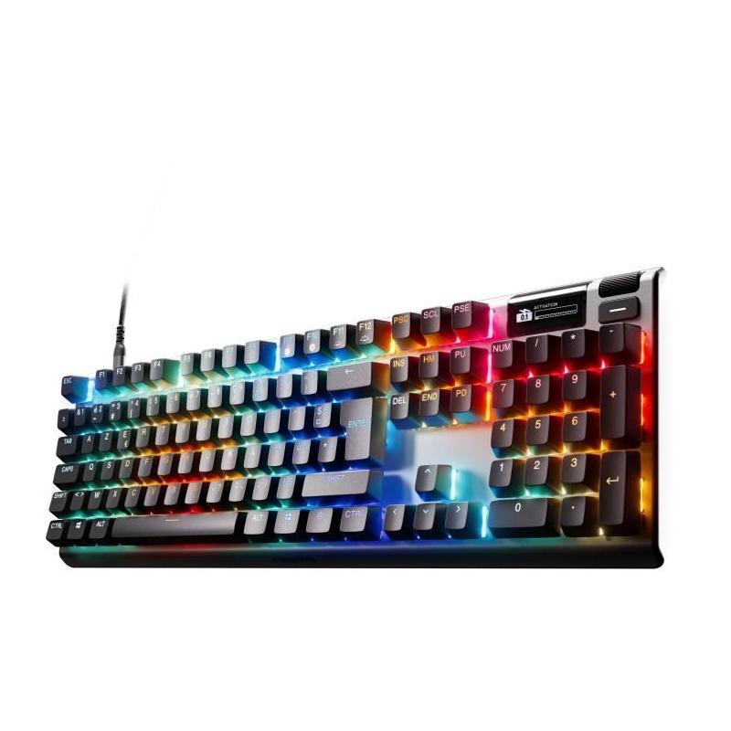 Clavier gamer mécanique filaire - STEELSERIES - APEX PRO GEN 3 - Noir - Haute Performance