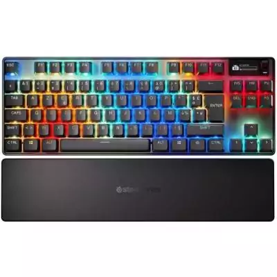Clavier gamer mécanique sans fil SteelSeries Apex Pro TKL Gen 3 - Noir: compact et performant