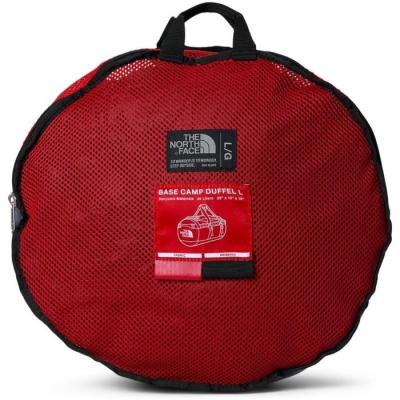Sac de sport THE NORTH FACE - Base Camp Duffel L - Rouge/Noir - 95 L