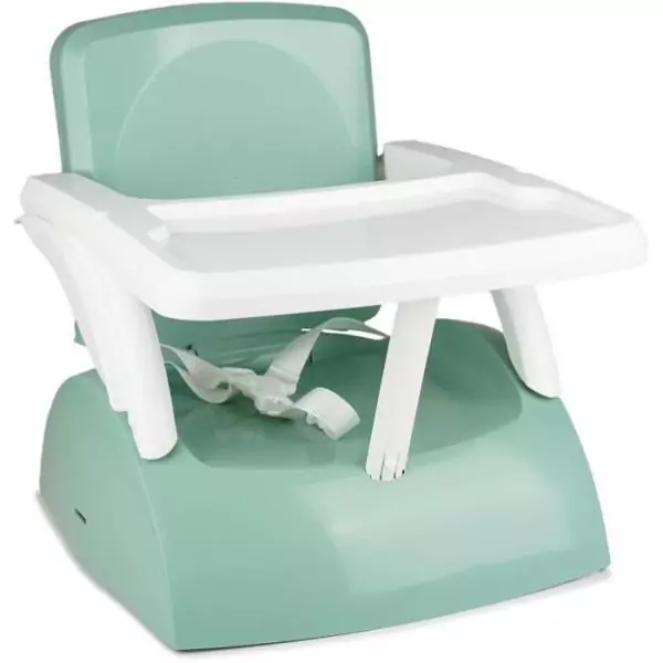 Rehausseur de chaise - THERMOBABY - GUSTO 2-en-1 - Vert Sauge - Evolutif et transportable