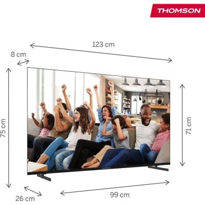 TV LED 55" Thomson 4K UHD HDR 10 - Google TV