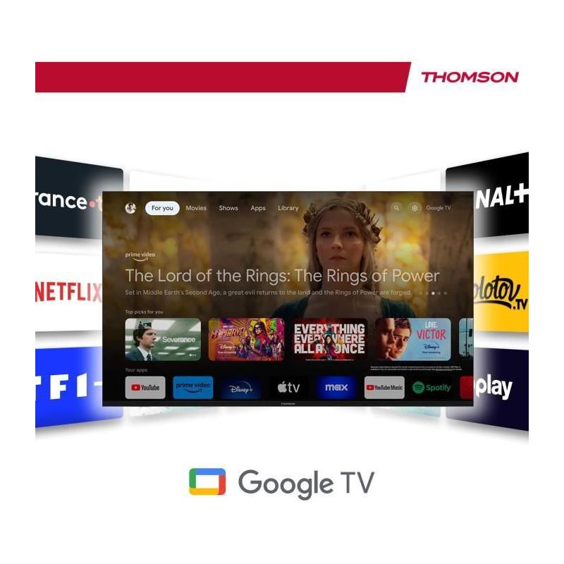 Téléviseur Thomson 43UG4S14 LED 43” 4K UHD Google TV