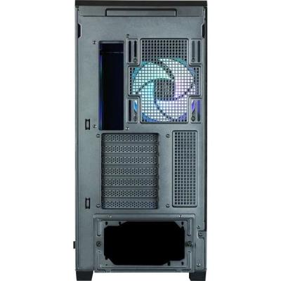 Boîtier PC ZALMAN P50 DS: Moyen tour ATX Noir avec Verre trempé et USB-C