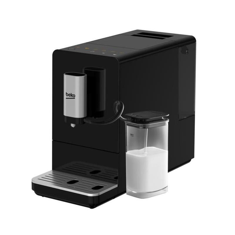 Machine expresso automatique BEKO CEG3194B - 1350 W - Carafe à lait - Noir