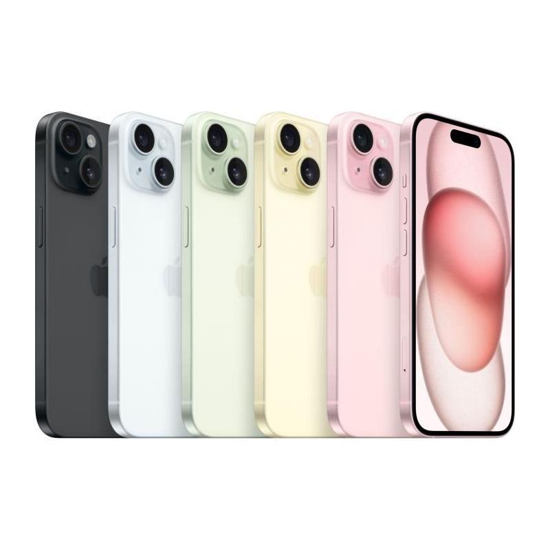 iPhone 15 256GB Jaune - Smartphone compact et puissant