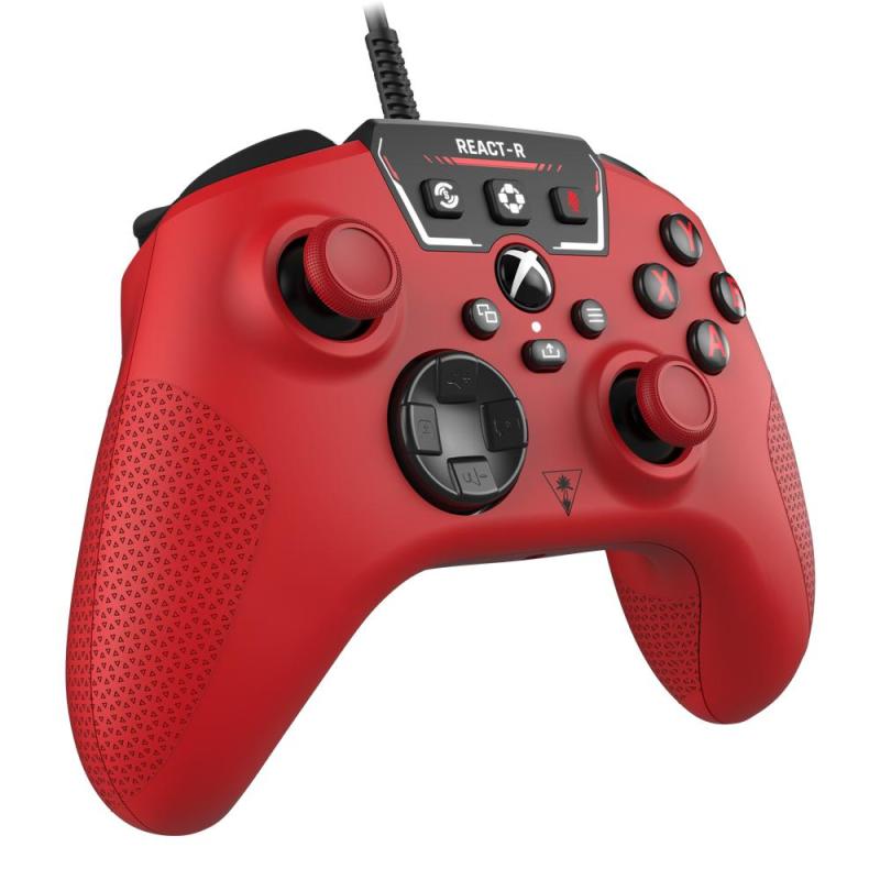 Turtle Beach React-R Rouge USB Manette de jeu Analogique Numérique PC, Xbox One, Xbox Series S, Xbox Series X