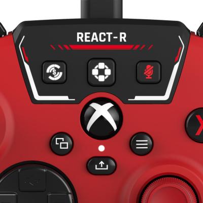 Turtle Beach React-R Rouge USB Manette de jeu Analogique Numérique PC, Xbox One, Xbox Series S, Xbox Series X