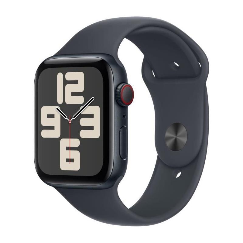 Apple Watch SE GPS + Cellular 44mm - Midnight Aluminium - Bracelet Midnight Sport Band