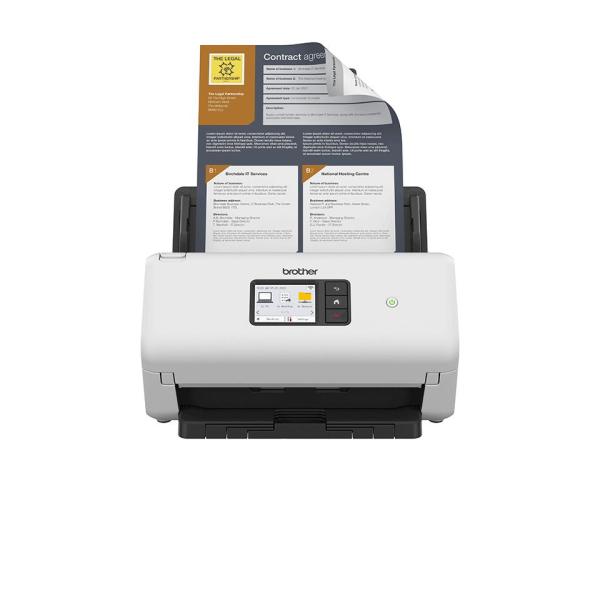 Scanner de documents bureautique recto-verso BROTHER ADS-4500 - 70 ppm/35 ipm - Ethernet, Wi-Fi Direct