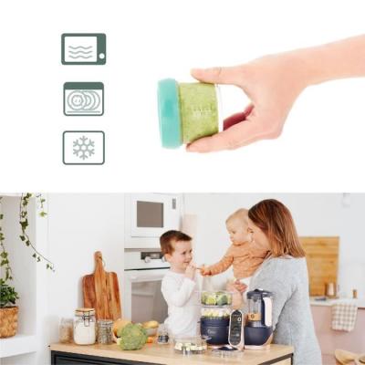 Pots de conservation Babybols en verre pour bébé - Lot de 4