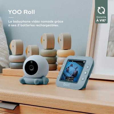 Babyphone vidéo YOO ROLL de Babymoov - Compact et pratique