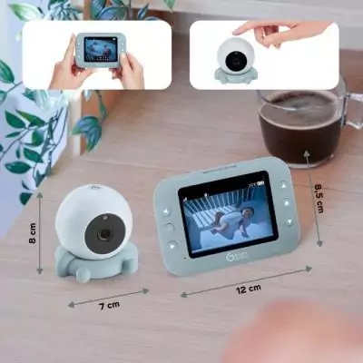 Babyphone vidéo YOO ROLL de Babymoov - Compact et pratique
