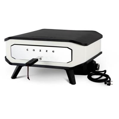 Four à pizza électrique COZZE - Puissant 2200 W - Design Noir/Blanc - Idéal pour les BARBECUE