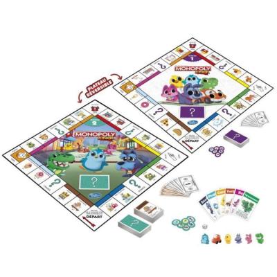 Monopoly Junior 2 en 1 - Jeu de société enfant compact