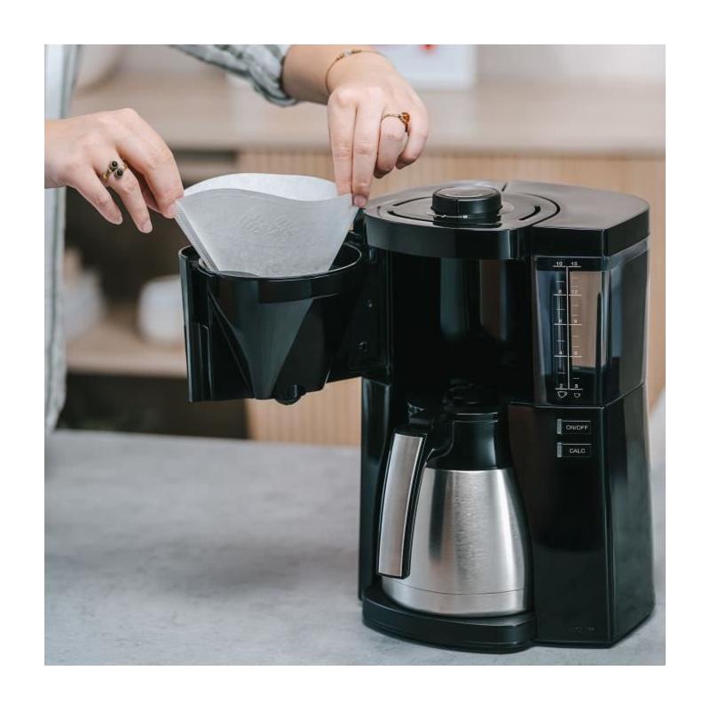 Cafetière MELITTA Look V Therm 1025-12 - 1080W - 1,25L Noir