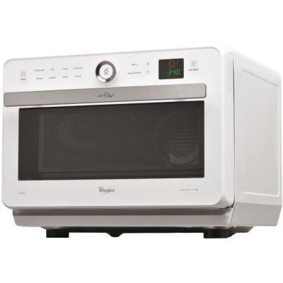 Four à micro-ondes Whirlpool Jet Chef 33L Blanc - 6eme Sens Combi Crisp Vapeur