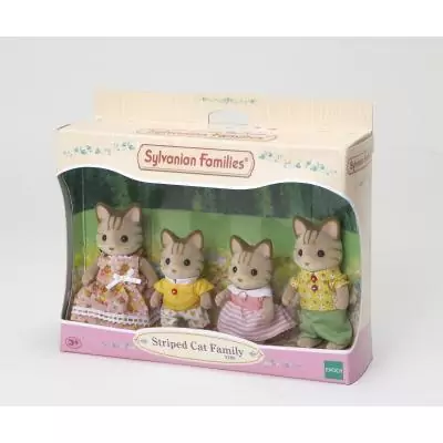 Sylvanian Families La famille Chat Tigré