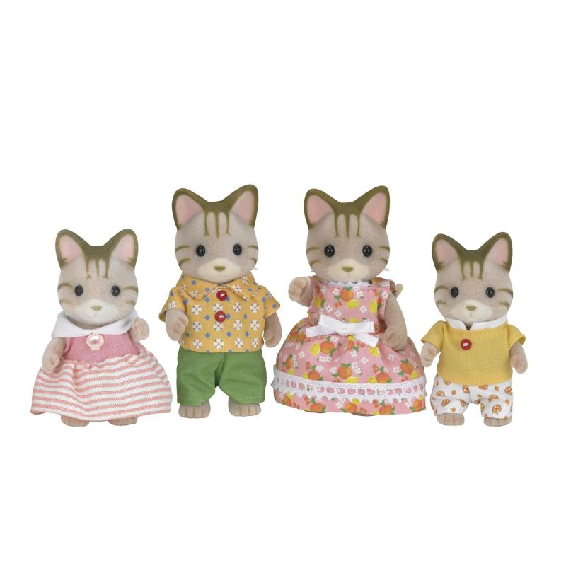 Sylvanian Families La famille Chat Tigré