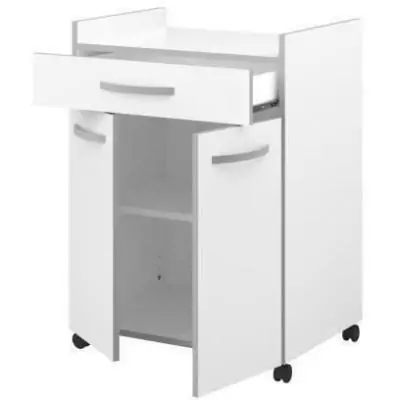 Desserte cuisine L 60cm blanc mat - OSLO: Made in France, plus responsable