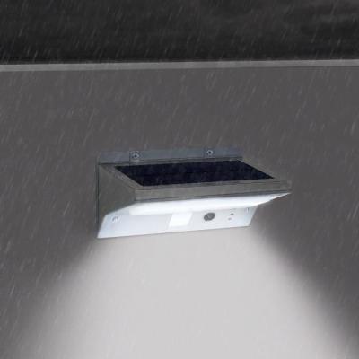 Spot solaire mural extérieur étanche avec détecteur - LUMI JARDIN - 21 LEDs