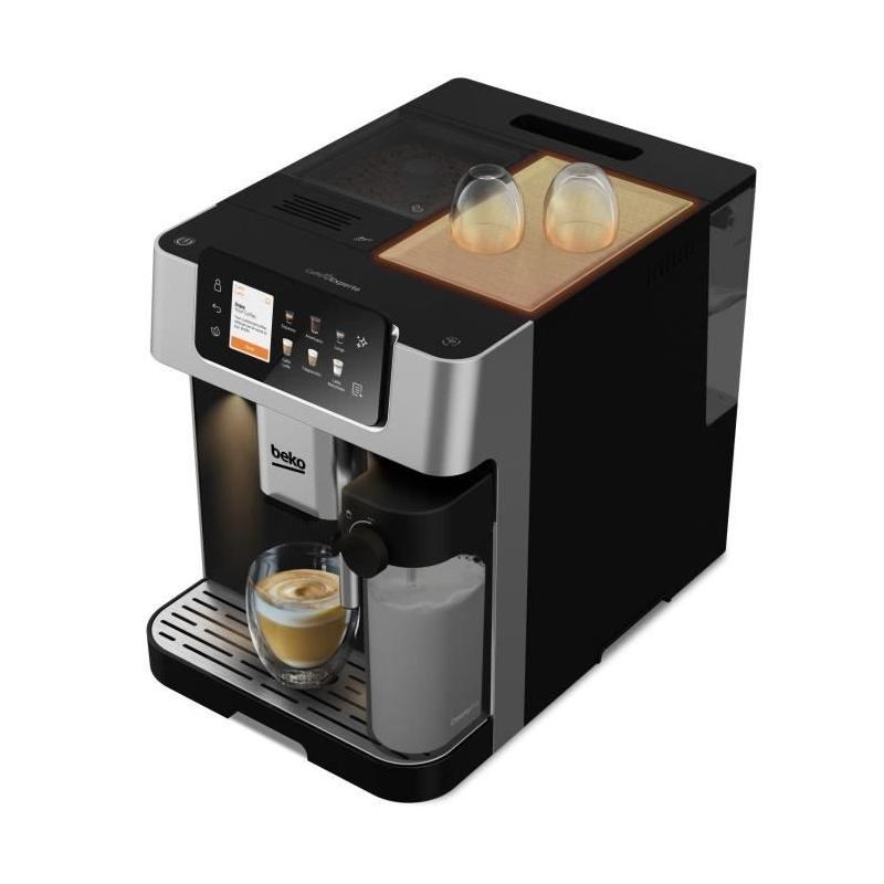 Machine à café performante BEKO CEG7348X - 1350W - Noir / Silver