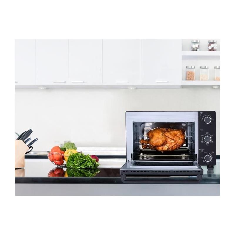 Minifour électrique 35L noir - Rotissoire et Convection naturelle