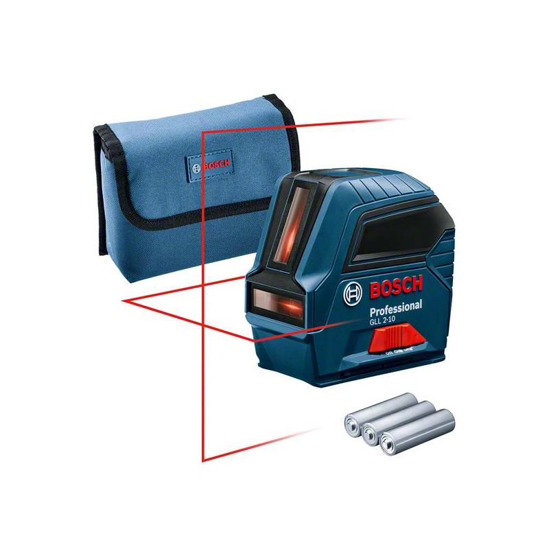 Bosch GLL 2-10 Professional Niveau de ligne 10 m 630-650 nm