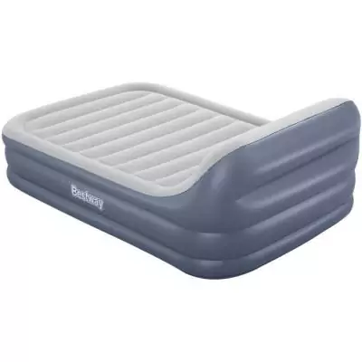 Matelas Gonflable Bestway 67923 - 2 Places, Tête de Lit, Pompe Intégrée