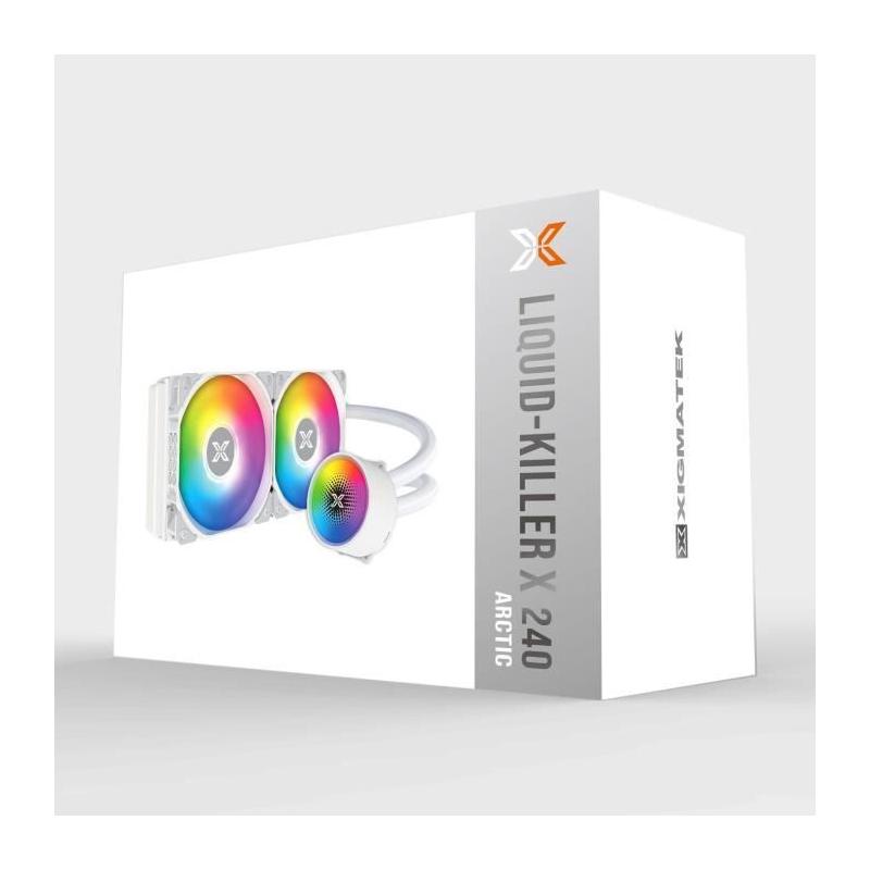 Refroidissement liquide XIGMATEK - Liquid Killer X 240 Arctic - Blanc - Performances optimales