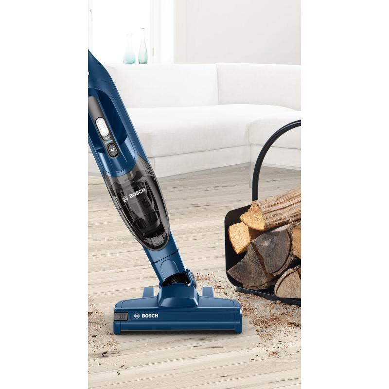 Bosch Serie 2 BCHF2MX20 aspirateur balai et balai électrique Aspirateur-balai 2 en 1 Batterie Sec Sans sac Bleu