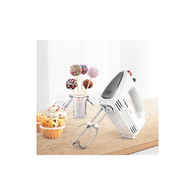 Bosch MFQ22100 mixeur Batteur à main 375 W Gris, Blanc