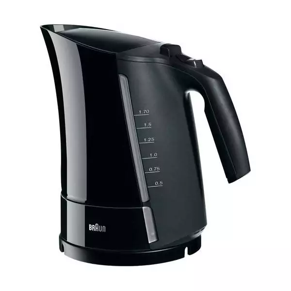 Bouilloire BRAUN WK300 - 1,7L - Noir - Chauffe ultra-rapide 45s - Filtre anti-calcaire amovible