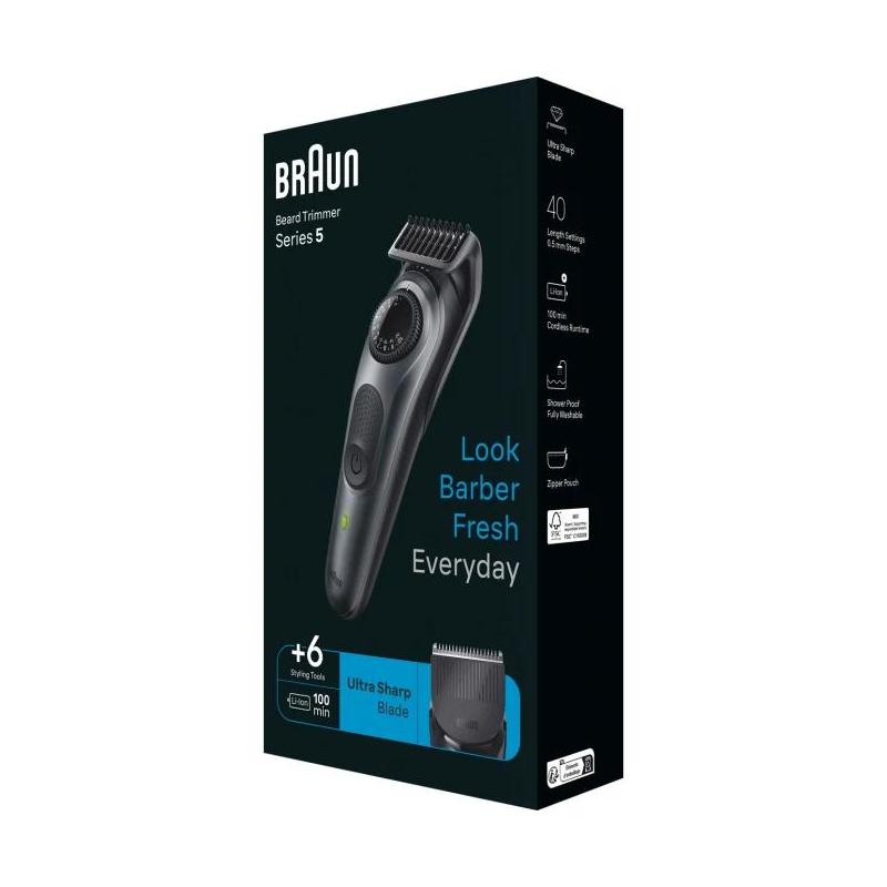 Braun Series 5 BT5450 Rasoir rotatif Tondeuse Noir