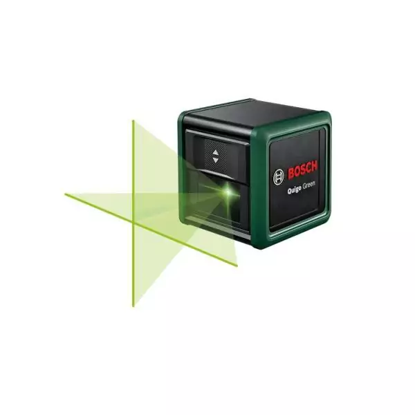 Laser lignes Bosch - Quigo Green - Technologie faisceau vert - Portée 12m