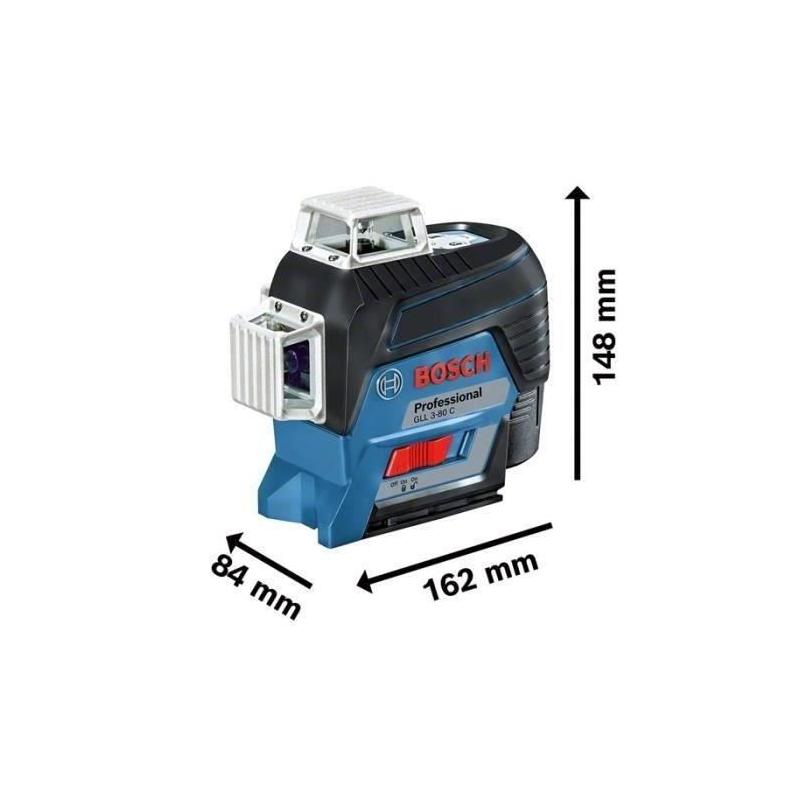 Ensemble laser ligne Bosch 360° + trépied - Précision professionnelle