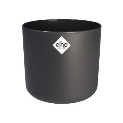Jardinière ronde en plastique ELHO b.for soft - Ø30 - Anthracite
