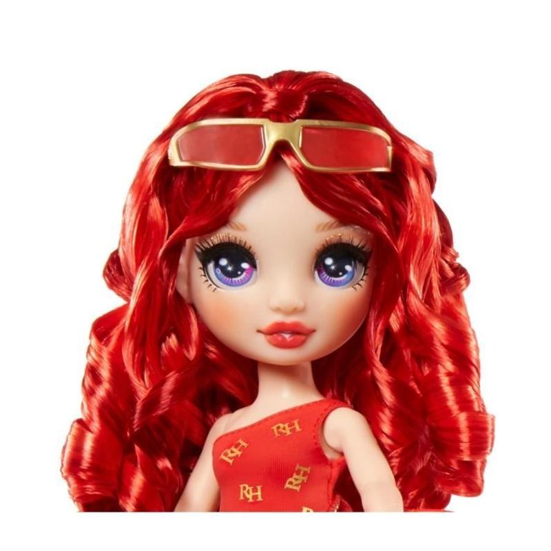 Poupée articulée Ruby avec maillot de bain et paréo - Pour les fans de Rainbow High