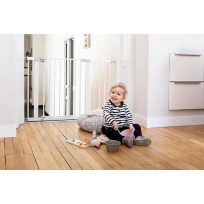 Barrière de sécurité enfant Easy Close - Métal - Blanc