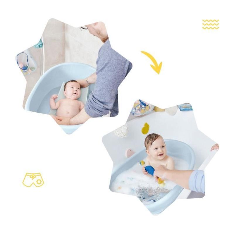 Baignoire Bébé Baleine Badabulle - Confortable et Pratique!